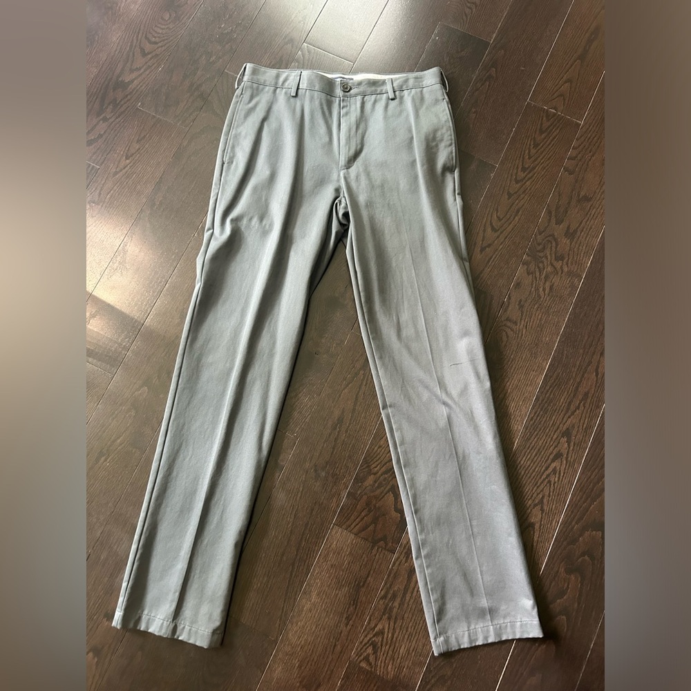 Lands’ End Tailor Fit Chinos dress pants 34x35